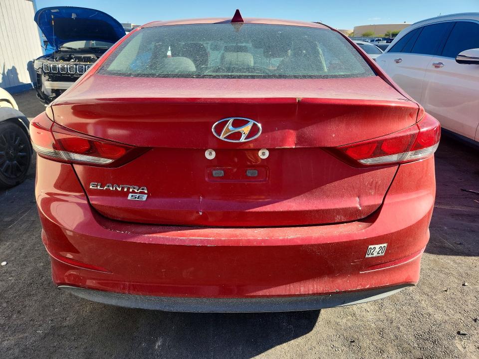 52783706 :رقم المزاد ، 5NPD74LF0HH152816 vin ، 2017 Hyundai Elantra مزاد بيع