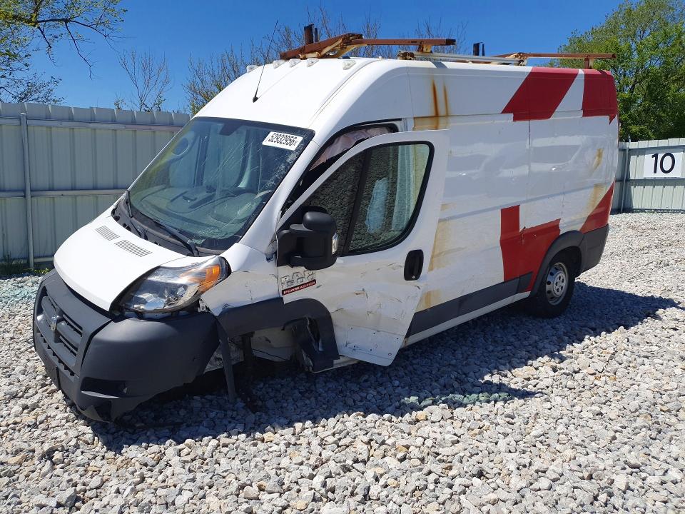52932956 :رقم المزاد ، 3C6TRVBG0HE551629 vin ، 2017 Ram Promaster 1500 مزاد بيع