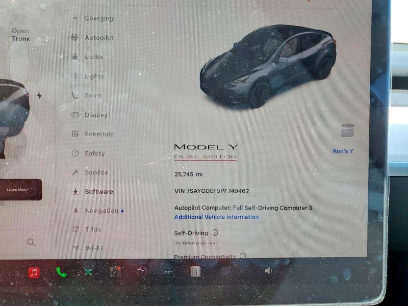 51613886 :رقم المزاد ، 7SAYGDEF9PF749462 vin ، 2023 Tesla Model Y مزاد بيع