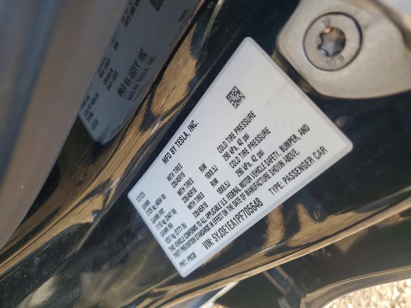Продажа на аукционе авто 2023 Tesla Model 3, vin: 5YJ3E1EA1PF705648, номер лота: 55302016