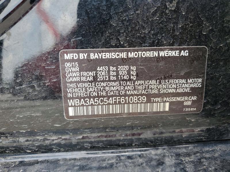 Продаж на аукціоні авто 2015 Bmw 328, vin: WBA3A5C54FF610839, номер лоту: 54653616