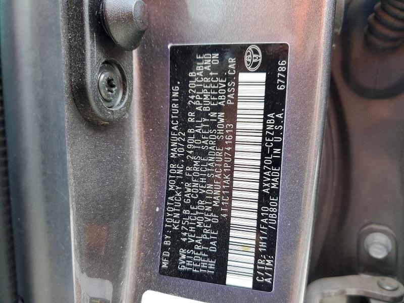 Aukcja sprzedaży 2023 Toyota Camry, vin: 4T1C11AK1PU741613, numer aukcji: 53994886
