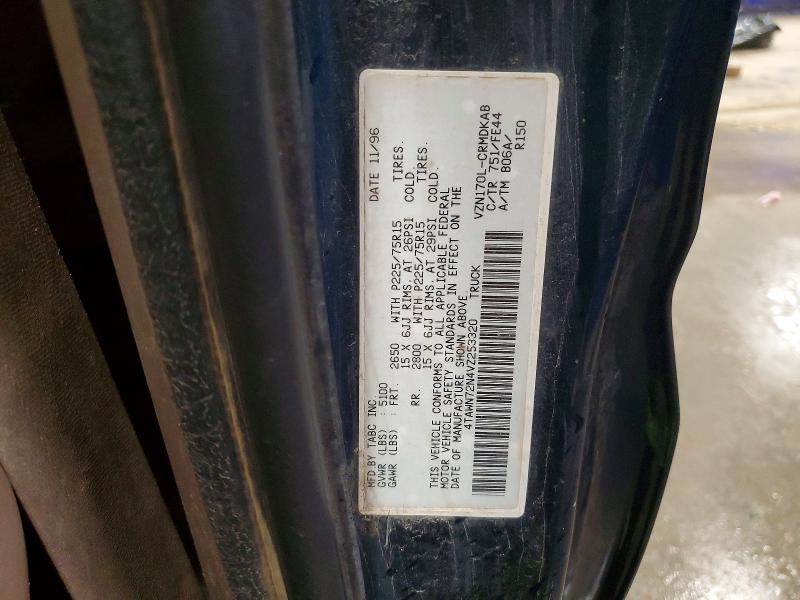 53190716 :رقم المزاد ، 4TAWN72N4VZ253320 vin ، 1997 Toyota Tacoma مزاد بيع