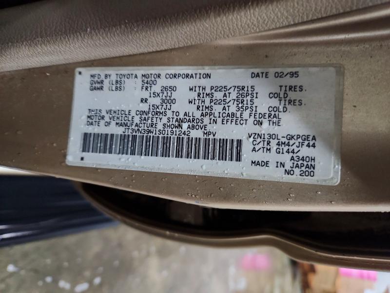 Продажа на аукционе авто 1995 Toyota 4runner, vin: JT3VN39W1S0191242, номер лота: 51663656