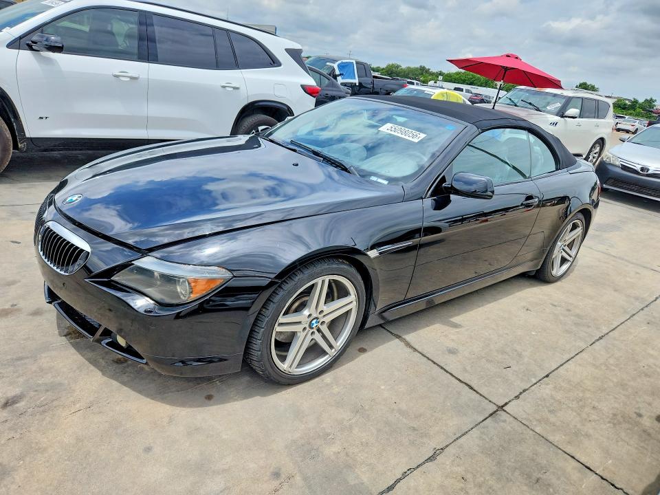 55098056 :رقم المزاد ، WBAEK73455B323492 vin ، 2005 Bmw 645 مزاد بيع