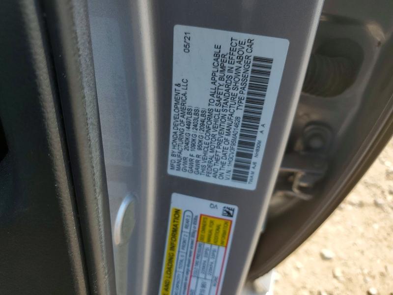 Продаж на аукціоні авто 2021 Honda Accord, vin: 1HGCV3F95MA014628, номер лоту: 54147396