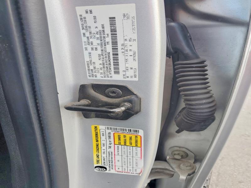 2018 Ford F150 მანქანა იყიდება აუქციონზე, vin: 1FTEW1CB8JKD00592, აუქციონის ნომერი: 53660706