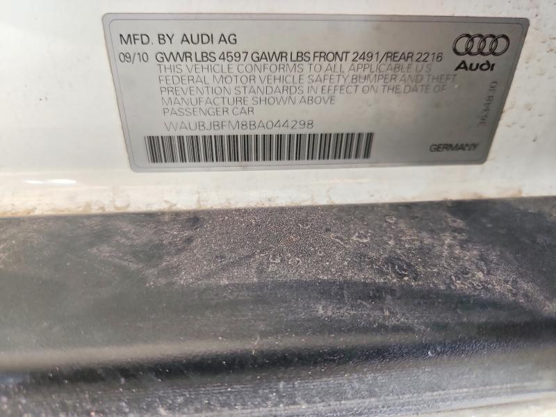 Продажа на аукционе авто 2011 Audi A3, vin: WAUBJBFM8BA044298, номер лота: 52585566