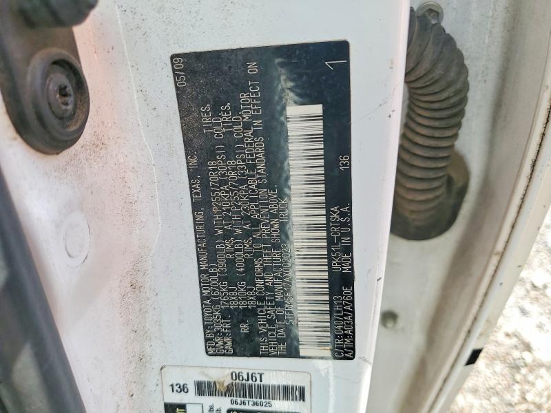 Aukcja sprzedaży 2010 Toyota Tundra, vin: 5TFRM5F17AX002023, numer aukcji: 54797246