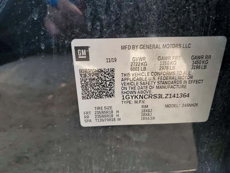 Aukcja sprzedaży 2020 Cadillac Xt5, vin: 1GYKNCRS3LZ141364, numer aukcji: 52493316