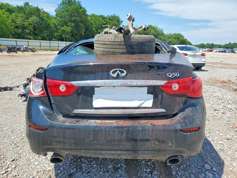 2015 Infiniti Q50 მანქანა იყიდება აუქციონზე, vin: JN1BV7AP8FM338796, აუქციონის ნომერი: 55507456