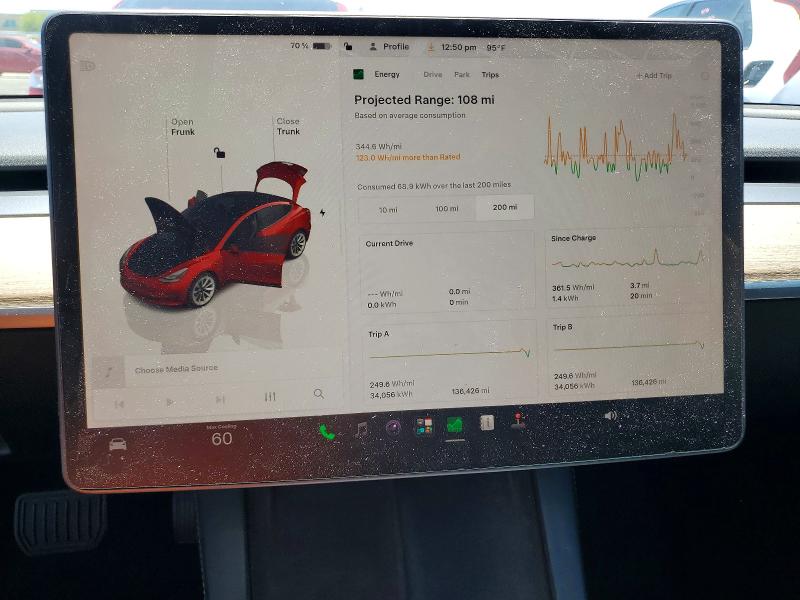 Продажа на аукционе авто 2022 Tesla Model 3, vin: 5YJ3E1EA8NF371874, номер лота: 54643866