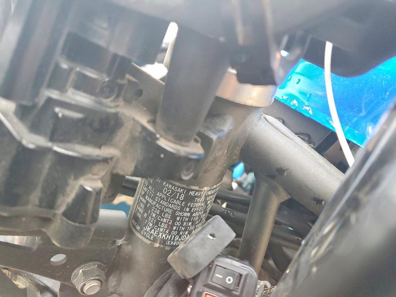 Aukcja sprzedaży 2018 Kawasaki Ex400, vin: JKAEXKH19JDA12150, numer aukcji: 55209496
