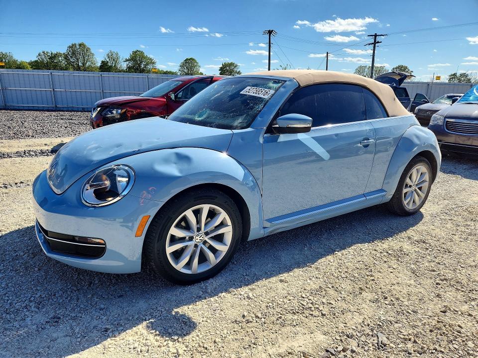 52758516 :رقم المزاد ، 3VW5L7AT5DM817317 vin ، 2013 Volkswagen Beetle مزاد بيع