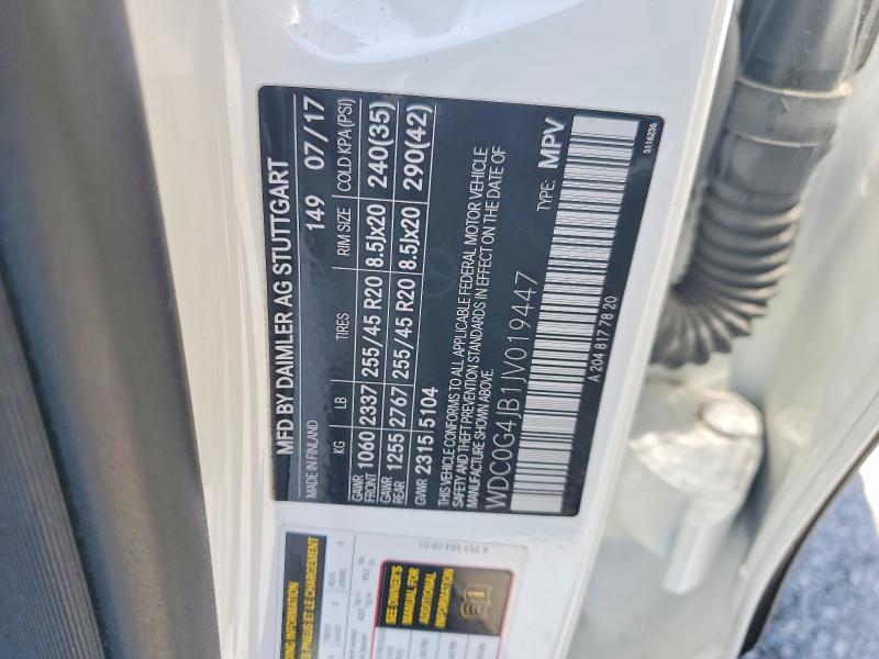 Продаж на аукціоні авто 2018 Mercedes-benz Glc, vin: WDC0G4JB1JV019447, номер лоту: 54071116