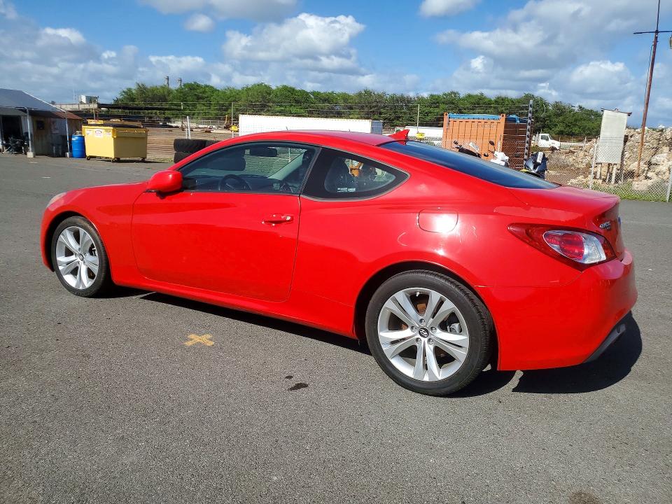 52241516 :رقم المزاد ، KMHHT6KD9CU072725 vin ، 2012 Hyundai Genesis Coupe مزاد بيع