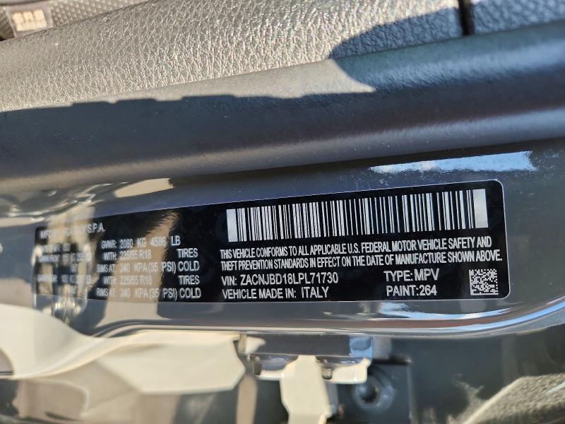 Aukcja sprzedaży 2020 Jeep Renegade, vin: ZACNJBD18LPL71730, numer aukcji: 52693766