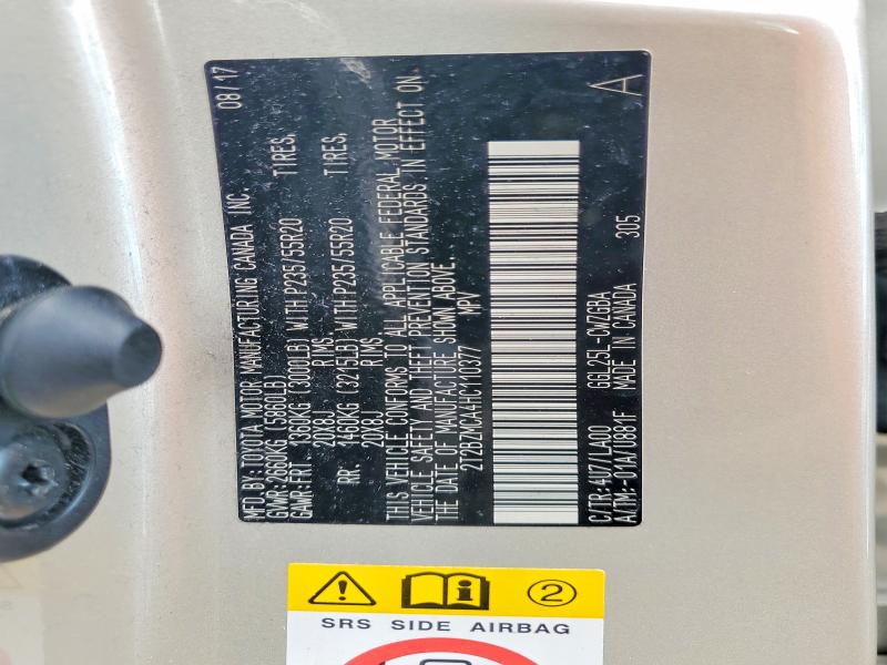Aukcja sprzedaży 2017 Lexus Rx 350, vin: 2T2BZMCA4HC110377, numer aukcji: 54067666