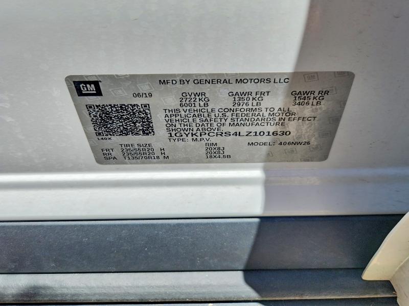 Продажа на аукционе авто 2020 Cadillac Xt6, vin: 1GYKPCRS4LZ101630, номер лота: 55240196