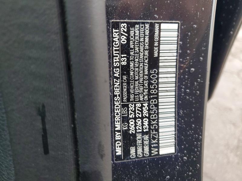 55625846 :رقم المزاد ، W1KZF5KB5PB185605 vin ، 2023 Mercedes-benz E مزاد بيع