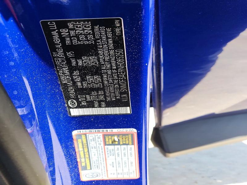 Продаж на аукціоні авто 2022 Hyundai Tucson, vin: 5NMJF3AE9NH085250, номер лоту: 52417676