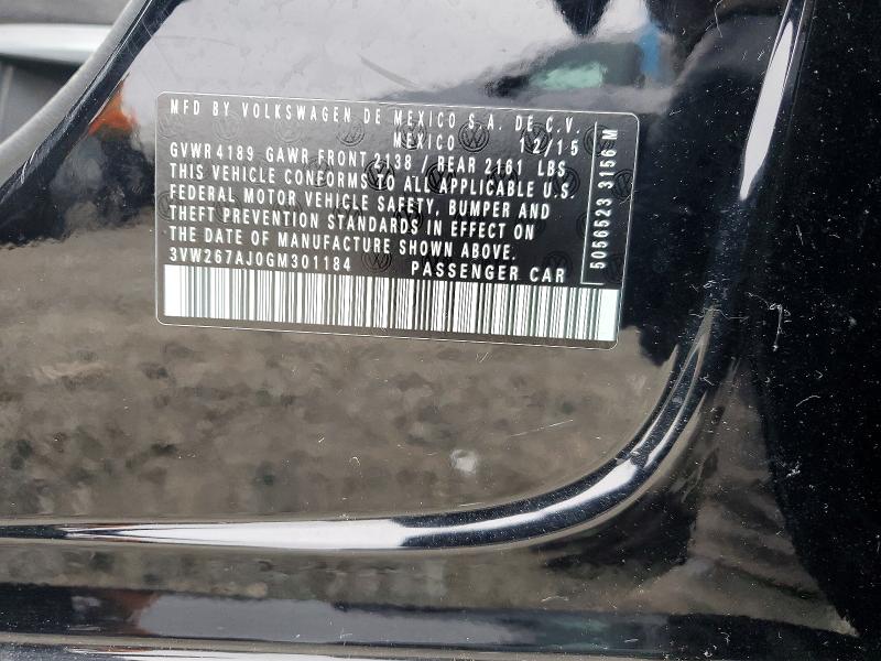 Aukcja sprzedaży 2016 Volkswagen Jetta, vin: 3VW267AJ0GM301184, numer aukcji: 54150416