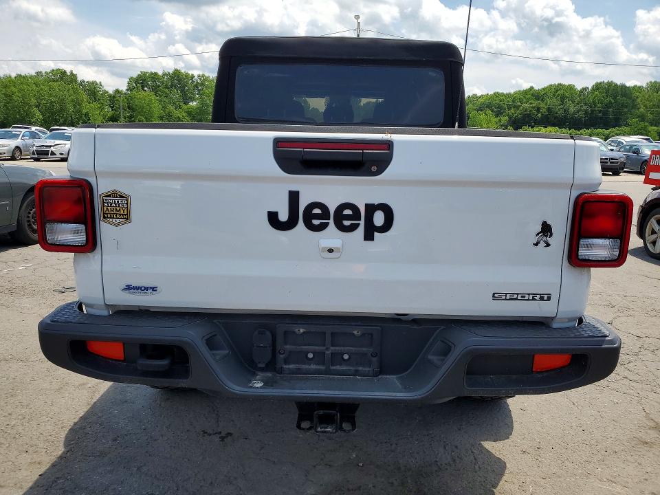 2020 Jeep Gladiator მანქანა იყიდება აუქციონზე, vin: 1C6HJTAG2LL113231, აუქციონის ნომერი: 53513366