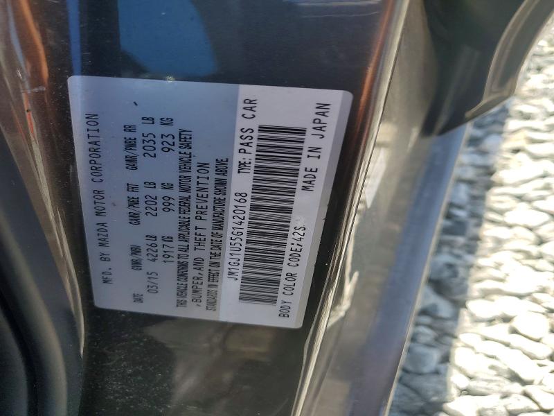 2016 Mazda 6 მანქანა იყიდება აუქციონზე, vin: JM1GJ1U55G1420168, აუქციონის ნომერი: 53579916