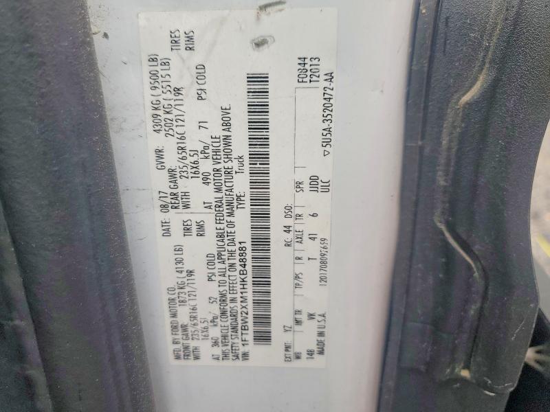 Продажа на аукционе авто 2017 Ford Transit, vin: 1FTBW2XM1HKB48881, номер лота: 53832646