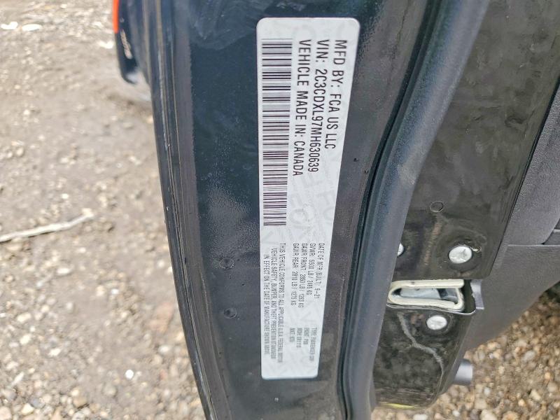 2021 Dodge Charger მანქანა იყიდება აუქციონზე, vin: 2C3CDXL97MH630639, აუქციონის ნომერი: 51812536