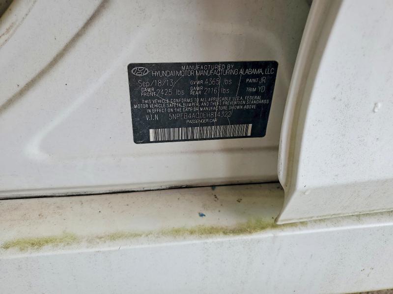 Продаж на аукціоні авто 2014 Hyundai Sonata, vin: 5NPEB4AC0EH814322, номер лоту: 54241996