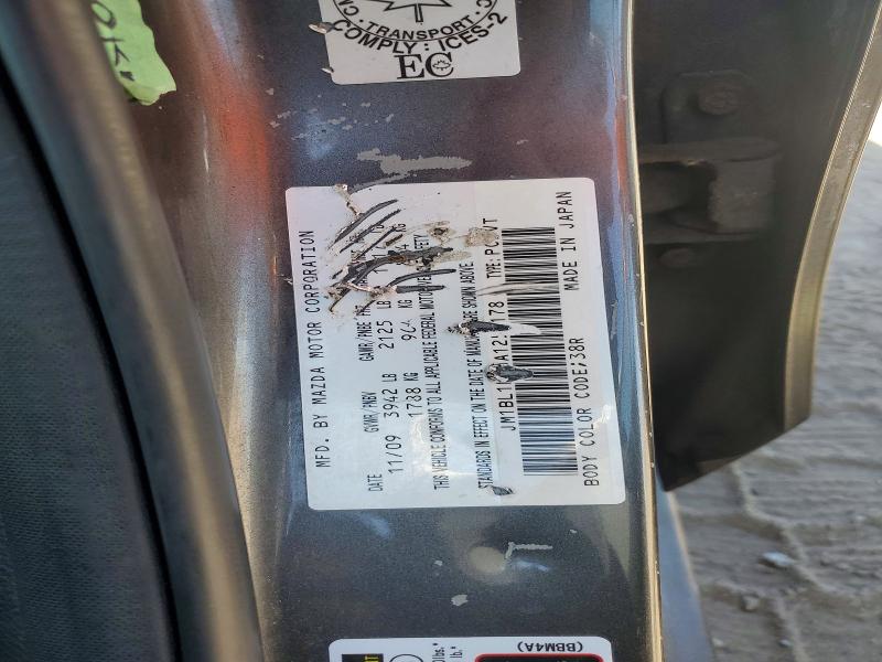 Aukcja sprzedaży 2010 Mazda 3, vin: JM1BL1HF3A1250178, numer aukcji: 53921266