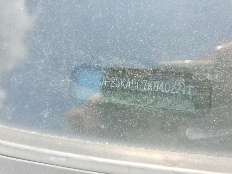 54985776 :رقم المزاد ، JF2SKAPC7KH402211 vin ، 2019 Subaru Forester مزاد بيع