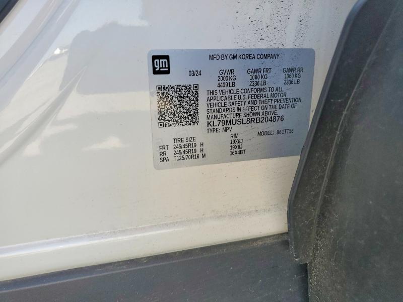 Продажа на аукционе авто 2024 Chevrolet Trailblazer, vin: KL79MUSL8RB204876, номер лота: 53707736
