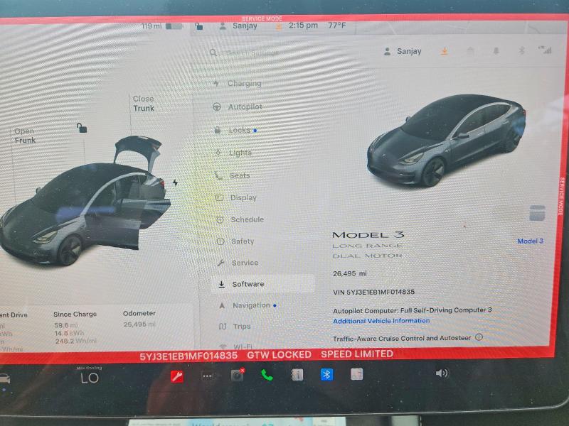 Продажа на аукционе авто 2021 Tesla Model 3, vin: 5YJ3E1EB1MF014835, номер лота: 51365066