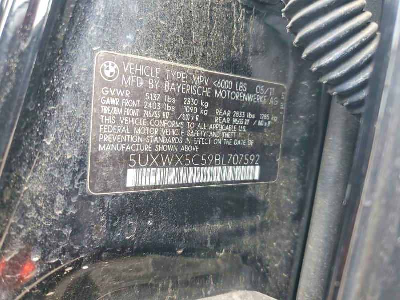 Продажа на аукционе авто 2011 Bmw X3, vin: 5UXWX5C59BL707592, номер лота: 52935166