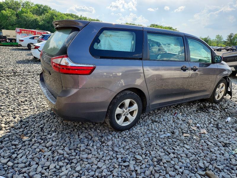 Продаж на аукціоні авто 2017 Toyota Sienna, vin: 5TDZZ3DCXHS895833, номер лоту: 54345886