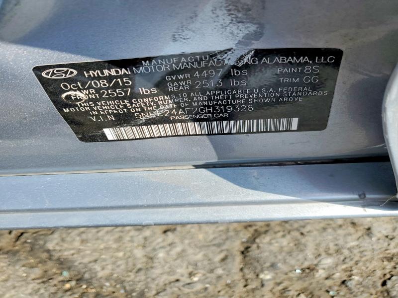 Aukcja sprzedaży 2016 Hyundai Sonata, vin: 5NPE24AF2GH319326, numer aukcji: 52751746