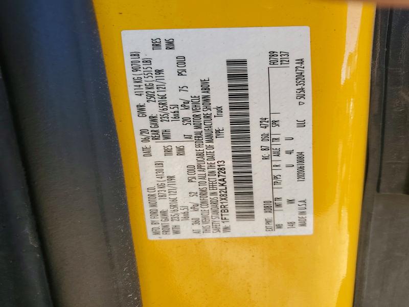 Aukcja sprzedaży 2020 Ford Transit, vin: 1FTBR1X82LKA72813, numer aukcji: 53093346
