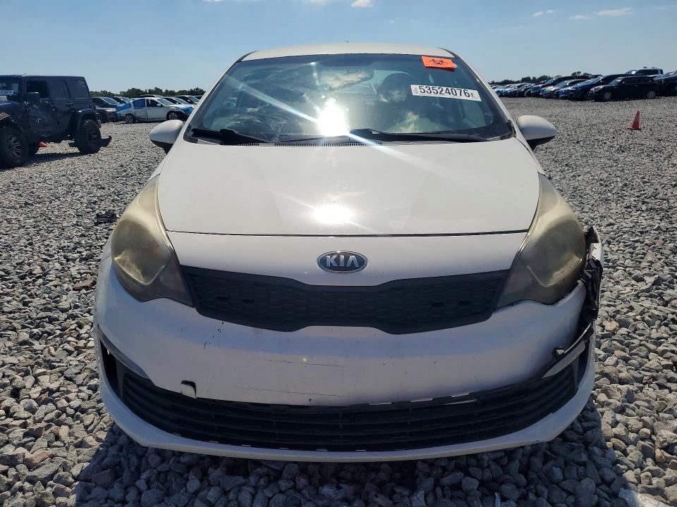 2016 Kia Rio მანქანა იყიდება აუქციონზე, vin: KNADM4A39G6639004, აუქციონის ნომერი: 53524076