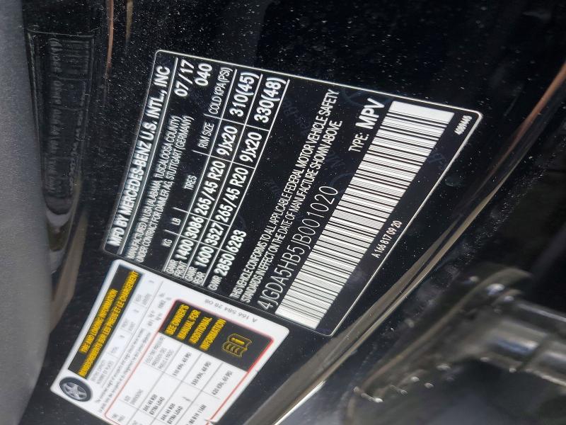 Aukcja sprzedaży 2018 Mercedes-benz Gle, vin: 4JGDA5HB5JB001020, numer aukcji: 53272456