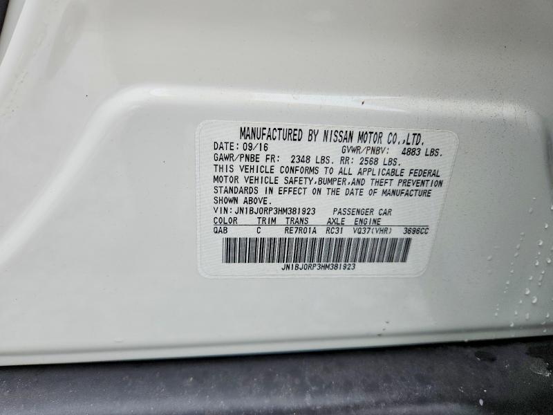 Продаж на аукціоні авто 2017 Infiniti Qx50, vin: JN1BJ0RP3HM381923, номер лоту: 54982526