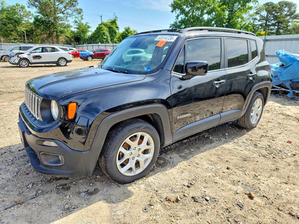 Aukcja sprzedaży 2018 Jeep Renegade, vin: ZACCJABB8JPJ62059, numer aukcji: 53514726