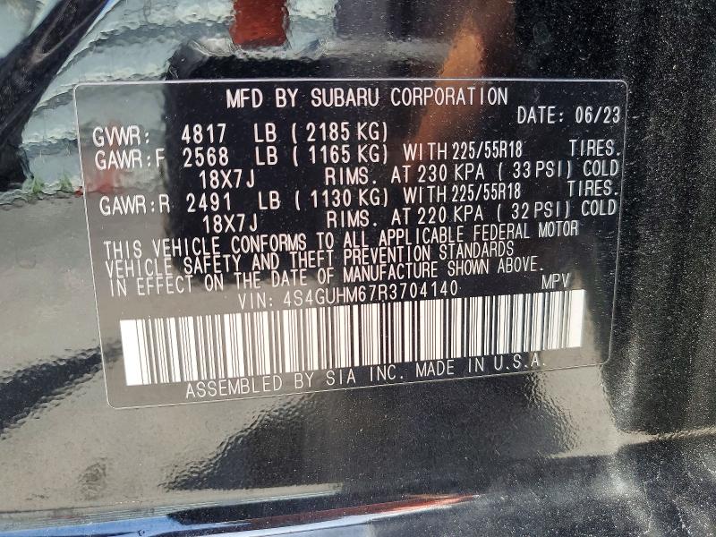 Продажа на аукционе авто 2024 Subaru Crosstrek, vin: 4S4GUHM67R3704140, номер лота: 52422476