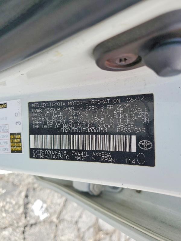 Продажа на аукционе авто 2014 Toyota Prius V, vin: JTDZN3EU1EJ006154, номер лота: 55147726