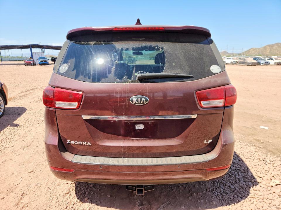 53435186 :رقم المزاد ، KNDMB5C11H6267427 vin ، 2017 Kia Sedona مزاد بيع