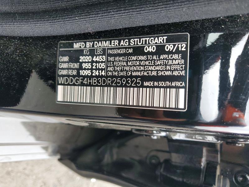 Продаж на аукціоні авто 2013 Mercedes-benz C, vin: WDDGF4HB3DR259325, номер лоту: 52205806