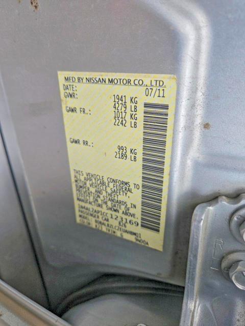 52580166 :رقم المزاد ، 1N4AL2AP1CC123169 vin ، 2012 Nissan Altima مزاد بيع