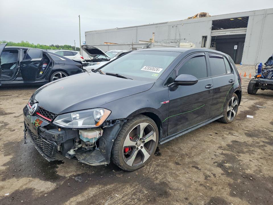 52850626 :رقم المزاد ، 3VW5T7AU9HM019224 vin ، 2017 Volkswagen Gti مزاد بيع