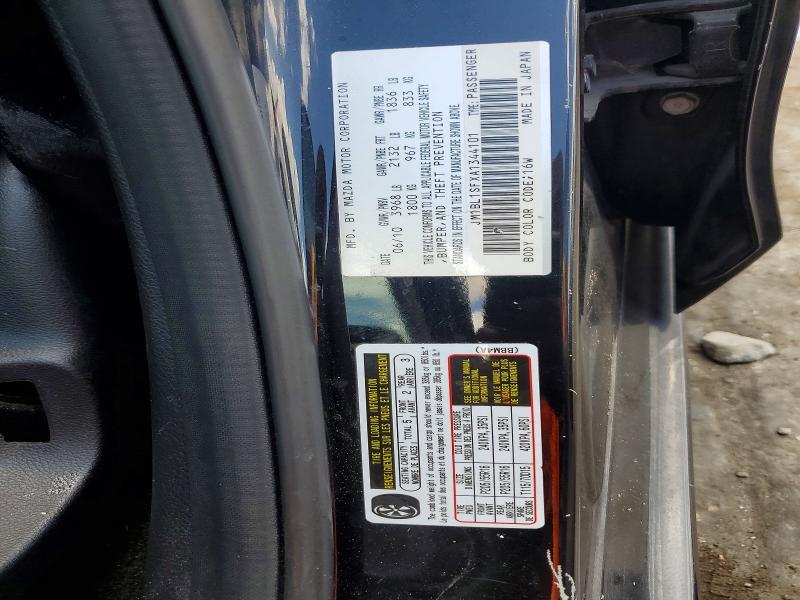 54433196 :رقم المزاد ، JM1BL1SFXA1344101 vin ، 2010 Mazda 3 مزاد بيع